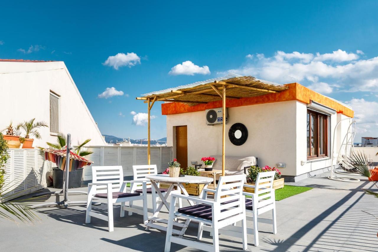 City Center, Sea View, Big Private Tarrace Thessaloniki Buitenkant foto