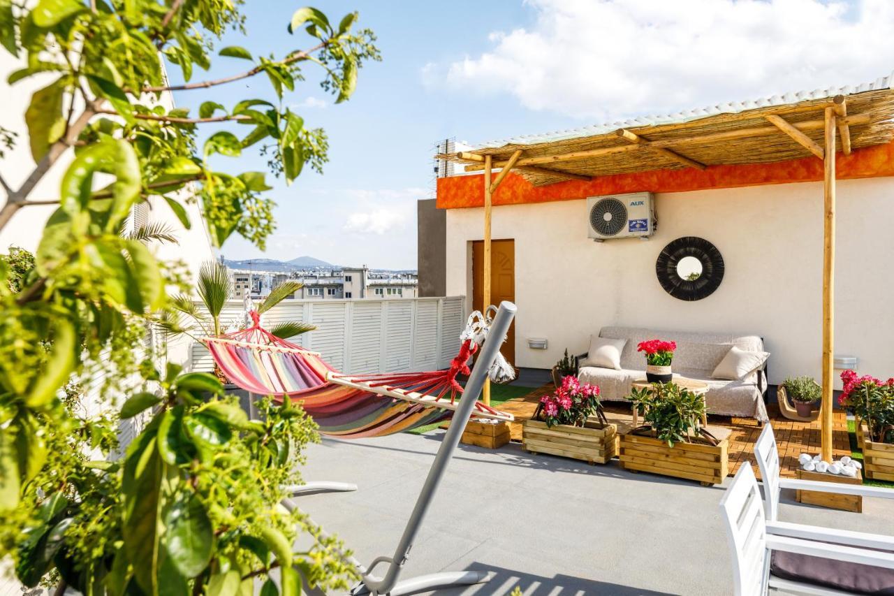 City Center, Sea View, Big Private Tarrace Thessaloniki Buitenkant foto